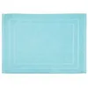 Image de Tapis de salle de Bain en coton Aqua 50 x 70 cm