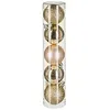 Image de DÃ©co de sapin Lot de 5 Boules de NoÃ«l D 5 cm - Or et Champagne