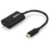 Image de Adaptateur USB-C Vers VGA - Portdesigns - 15 cm - Compatible Windows/Mac/Linux - Noir