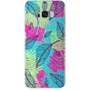 Image de Coque pour Samsung Galaxy S8 Semi-rigide Feuillage tropical BigBen Connected Transparent