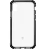 Image de Force Case Urban 360 - Boîtier de protection pour téléphone portable - robuste - élastomère thermoplastique (TPE), polyuréthanne thermoplastique (TPU) - transparent, gris foncé - pour Apple iPhone XS Max