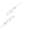 Image de Just Green - Câble Lightning - 24 pin USB-C mâle pour Lightning mâle - 2 m - blanc