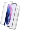 Image de Bigben Connected Protection Pack - Coque de protection pour téléphone portable - polyuréthanne thermoplastique (TPU) - transparent - avec protection d'écran en verre trempé 2.5D (9H) - pour Samsung Galaxy S22+