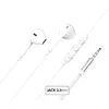 Image de Ecouteurs avec fil Force Play KP Bouton Jack 3.5mm Blanc