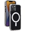 Image de BIGBEN Connected Hybrid - Coque de protection pour téléphone portable - compatibilité avec MagSafe - polyuréthanne thermoplastique (TPU), polycarbonate - transparent - pour Apple iPhone 14