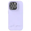 Image de Coque pour iPhone 14 Pro Recyclable Biodégradable Just Green lavande