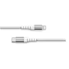 Image de Force Power Lite - Câble Lightning - 24 pin USB-C mâle pour Lightning mâle - 1.2 m - Certifié MFI - blanc - câble renforcé, plastique recyclé à 100 %