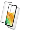 Image de BIGBEN Connected Protection Pack - Coque de protection pour téléphone portable - polyuréthanne thermoplastique (TPU) - transparent - avec protection d'écran en verre trempé 2.5D (9H) - pour Samsung Galaxy A34 5G
