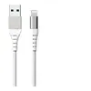 Image de Force Power Lite - Câble Lightning - USB mâle pour Lightning mâle - 3 m - Certifié MFI - blanc - plastique recyclé à 100 %