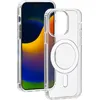 Image de Coque hybride en silicone BigBen Connected Magsafe pour iPhone 15 Pro Max Transparent