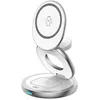 Image de BIGBEN Connected Force Power - Support de chargement sans fil - 3 en 1, pliable - 15 Watt - blanc
