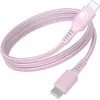 Image de Câble tressé BigBen Connected USB-C vers USB-C 1,2 m Rose