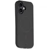 Image de Force Case - Coque de protection pour téléphone portable - garantie à vie - compatibilité avec MagSafe - silicone liquide - noir - pour Apple iPhone 17