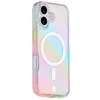 Image de Force Case Air - Coque de protection pour téléphone portable - 3 m, garantie à vie - compatibilité avec MagSafe - alliage polymère - holographique transparent - pour Apple iPhone 17 Pro Max