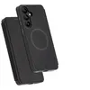 Image de Force Case - Étui à rabat pour téléphone portable - renforcé - polyuréthanne thermoplastique (TPU), polycarbonate (PC), silicone liquide - noir - pour Samsung Galaxy S26+
