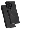 Image de Force Case - Étui à rabat pour téléphone portable - renforcé - polyuréthanne thermoplastique (TPU), polycarbonate (PC), silicone liquide - noir - pour Samsung Galaxy S26 Ultra
