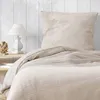 Image de Parure De Lit Gaze De Coton Angelia Sable 140x200 Cm