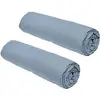 Image de Today Lot De 2 Draps Housses Today Essential - 90 X 190 Cm - 1 Personne - 100% Coton - Denim