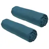 Image de Today Lot De 2 Draps-Housse Paon - 140 X 190 Cm