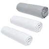 Image de Today Lot De 3 Draps-Housse Craie/Acier - 160 X 200 Cm