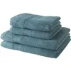 Image de 2 Serviettes de bain TODAY 50x90 + 2 Draps de bain 70x130 cm 100% Coton - Paon