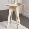 Image de Table d'appoint en bois "Simplicity" - Beige - D 40 x H 60 cm