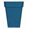 Image de Bac À Fleurs Carré Riviera Soleilla - Plastique - Hauteur 53 Cm - Bleu