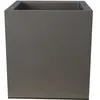 Image de Pot En Plastique CarrÃ© Aspect Granit 40 Cm