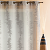 Image de Rideau Étamine Brodée 'zigzag