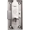 Image de Serrure espagnolette 80x45mm axe 25mm longueur du canon 12mm droite finition fer - DEVISMES - 12383-003-D