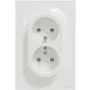 Image de Schneider Double prise 2P+T - Blanc - Odace SCHNEIDER