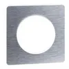 Image de Plaque aluminium brossÃ© - 1 poste - Touch - Odace SCHNEIDER