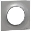Image de Schneider Plaque de finition ODACE Styl 1 poste - Aluminium