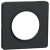 Image de Schneider Plaque 1 poste Schneider electric Odace Anthracite Soft