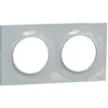 Image de Schneider Plaque STYL sable ODACE 2 postes horizontal/vertical entraxe 71mm - SCHNEIDER - S520704B1