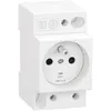 Image de Schneider Prise de courant PC'clic 2 pôles + Terre - 16A - DuoLine SCHNEIDER