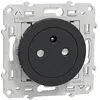 Image de Schneider Prise 2 pôles + terre affleurante connexion rapide Odace Schneider Electric anthracite