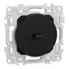 Image de Va-et-vient ou poussoir Ã  levier - 10AX - noir onyx - Odace II SCHNEIDER