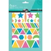 Image de Set de 6 planches de gommettes A5 Maildor Baby Geometric Fluo
