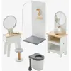 Image de Mobilier de salle de bain pour poupée mannequin en bois FSC® blanc TU