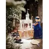 Image de Château de princesse pour poupées mannequins en bois FSC® blanc TU