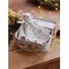 Image de Doudou lange souris personnalisable avec mallette rose TU