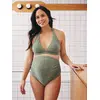 Image de Maillot de bain de grossesse 2 pièces irisé kaki 36