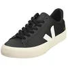 Image de VEJA Veja Campo Chromefree Femme Baskets Décontracté Noir Blanc - 38
