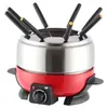 Image de Continental edison - fondue avec cuve 2l - inox/rouge