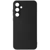 Image de Akashi - Coque de protection pour téléphone portable - avec toucher en caoutchouc - silicone - noir - pour Samsung Galaxy A55