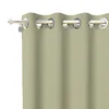 Image de Soleil D'ocre Rideau Uni À Oeillets Infroissable 135x180 Cm Alix Kaki, Par Soleil D'ocre