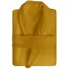 Image de Soleil D'ocre Peignoir En Coton 500gr/M2 Taille S Lagune Moutarde, Par Soleil D'ocre