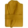 Image de Soleil D'ocre Peignoir En Coton 500gr/M2 Taille L Lagune Moutarde, Par Soleil D'ocre