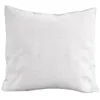 Image de Coussin DÃ©coratif Lin Coton 45x45 Cm Lino Blanc, Par Soleil D'ocre